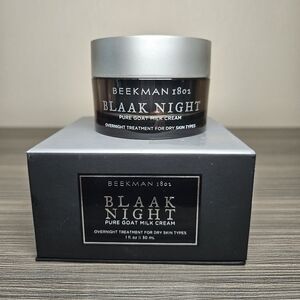 Beekman 1802 Blaak Night Pure Goat Milk Cream for Dry Skin Types 1oz New